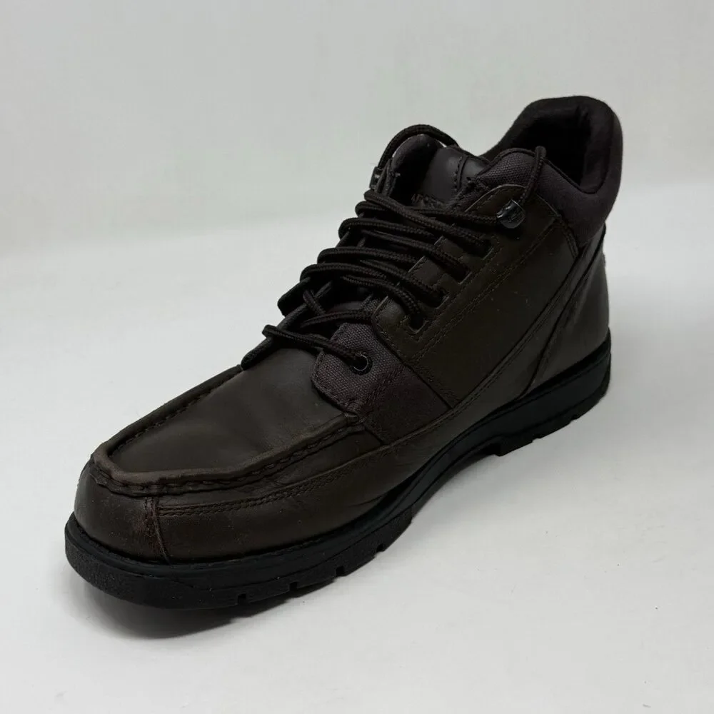 Rockport XCS Chukka Boots Mens 10.5 M Brown Leather Preppy Gorpcore Hiking